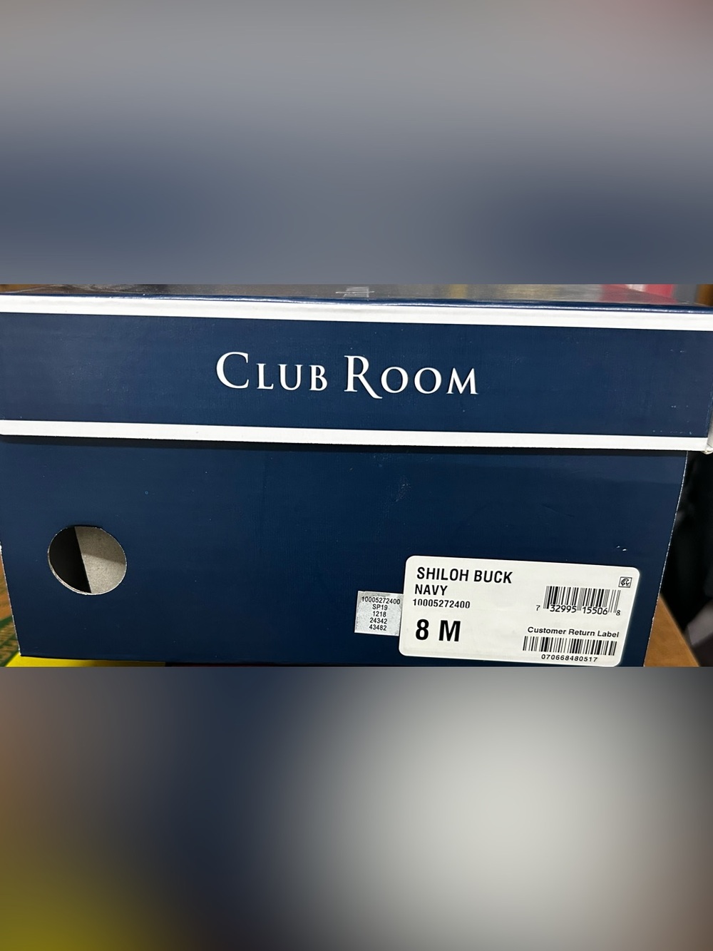 Club Room Mens Shiloh Buck Dress Shoes